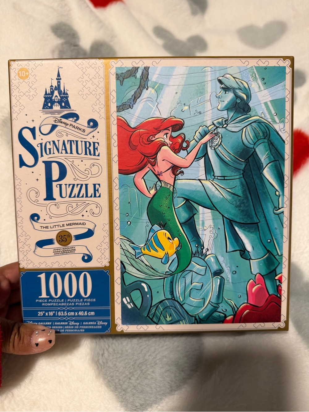 Disney Parks Signature Puzzle The Little Mermaid - Green & Teal Artwork